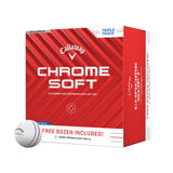 Callaway Chrome Soft 3+1 Dozen Golf Balls