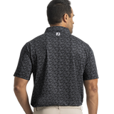 FJ Wingtip Floral Lisle Men Golf Polo