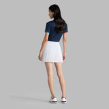 G/Fore CONTRAST QUARTER ZIP TECH PIQUE POLO TWILIGHT Women