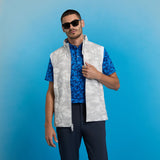 G/Fore MAPPED ICON CAMO TECH JERSEY MODERN SPREAD COLLAR POLO