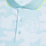 G/Fore Rib Collar Exploded Camo Tech Polo
