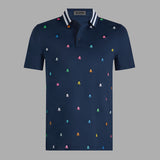 G/Fore EMBROIDERED TECH JERSEY POLO