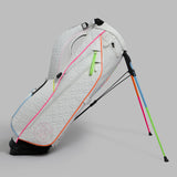 G/Fore LTD RELEASE MOSAIC QUILTED DAYTONA CARRY GOLF BAG SNOW/MULTI