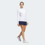 Adidas Ultimate365 Solid Quarter-Zip Mock Polo Shirt Women