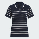 Adidas ULTIMATE365+ STRIPE KNIT POLO Women