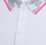 G/Fore Camo Collar Performance Piqué Polo