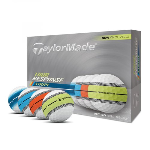 その他 TaylorMade Tour Response Stripe TaylorMade Unisex's Tour Response Stripe Golf Ball, One Size