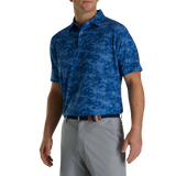 FootJoy Lisle Cloud Camo Self Collar Polo