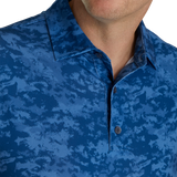 FootJoy Lisle Cloud Camo Self Collar Polo