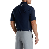 FootJoy Diamond Dot Print Lisle Self Collar Polo