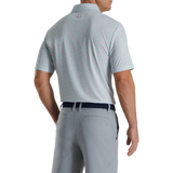 FootJoy Shadow Palm Print Lisle Self Collar Polo