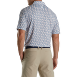 FootJoy Shadow Palm Print Lisle Self Collar Polo