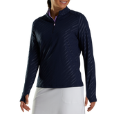 Footjoy Women's Half-Zip Embossed Pullover