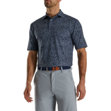 FootJoy Granite Print Lisle Self Collar Polo