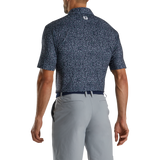 FootJoy Granite Print Lisle Self Collar Polo
