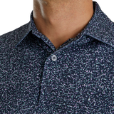 FootJoy Granite Print Lisle Self Collar Polo