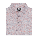 FootJoy Granite Print Lisle Self Collar Polo