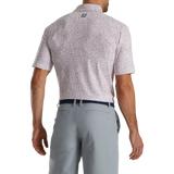 FootJoy Granite Print Lisle Self Collar Polo