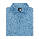 FootJoy Granite Print Lisle Self Collar Polo