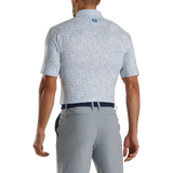 FootJoy Granite Print Lisle Self Collar Polo
