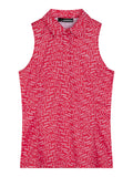 J. Lindeberg Dena Print Sleeveless Golf Top