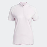 Adidas Women's Quarter-Zip Mock Neck Polo Shirt