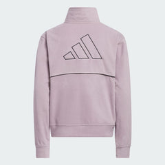 Adidas Girl's 1/4-Zip Fleece Jacket