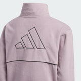 Adidas Girl's 1/4-Zip Fleece Jacket