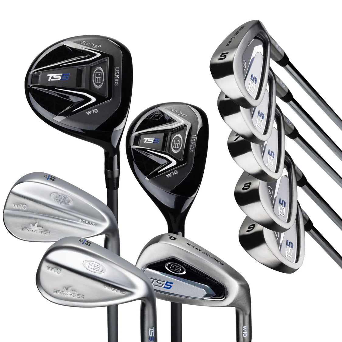 US Kids Tour Series 5 Hybrid Irons (57in) - Combo