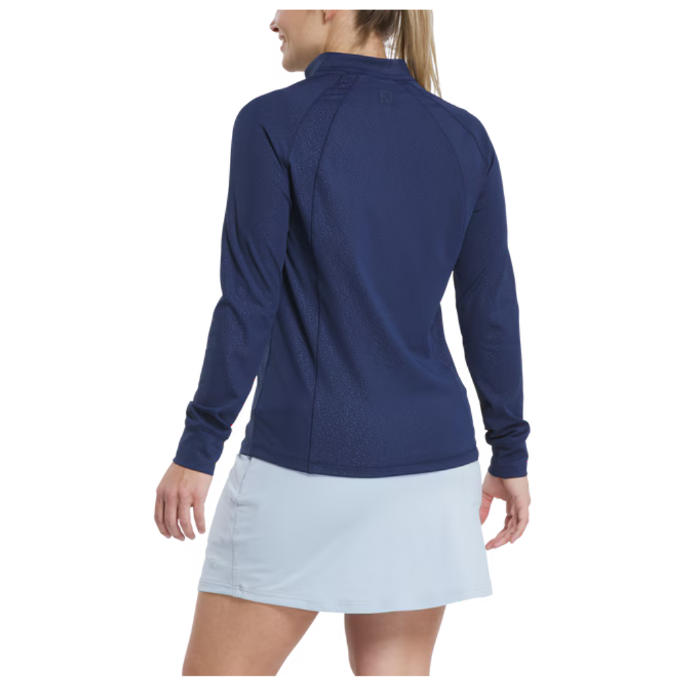 Footjoy Embossed Quarter-Zip Women