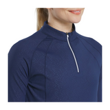 Footjoy Embossed Quarter-Zip Women