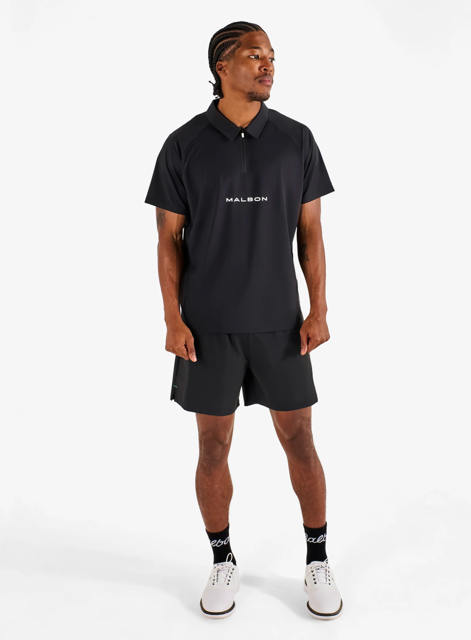 Malbon PERFORMANCE ZIP RAGLAN POLO Men