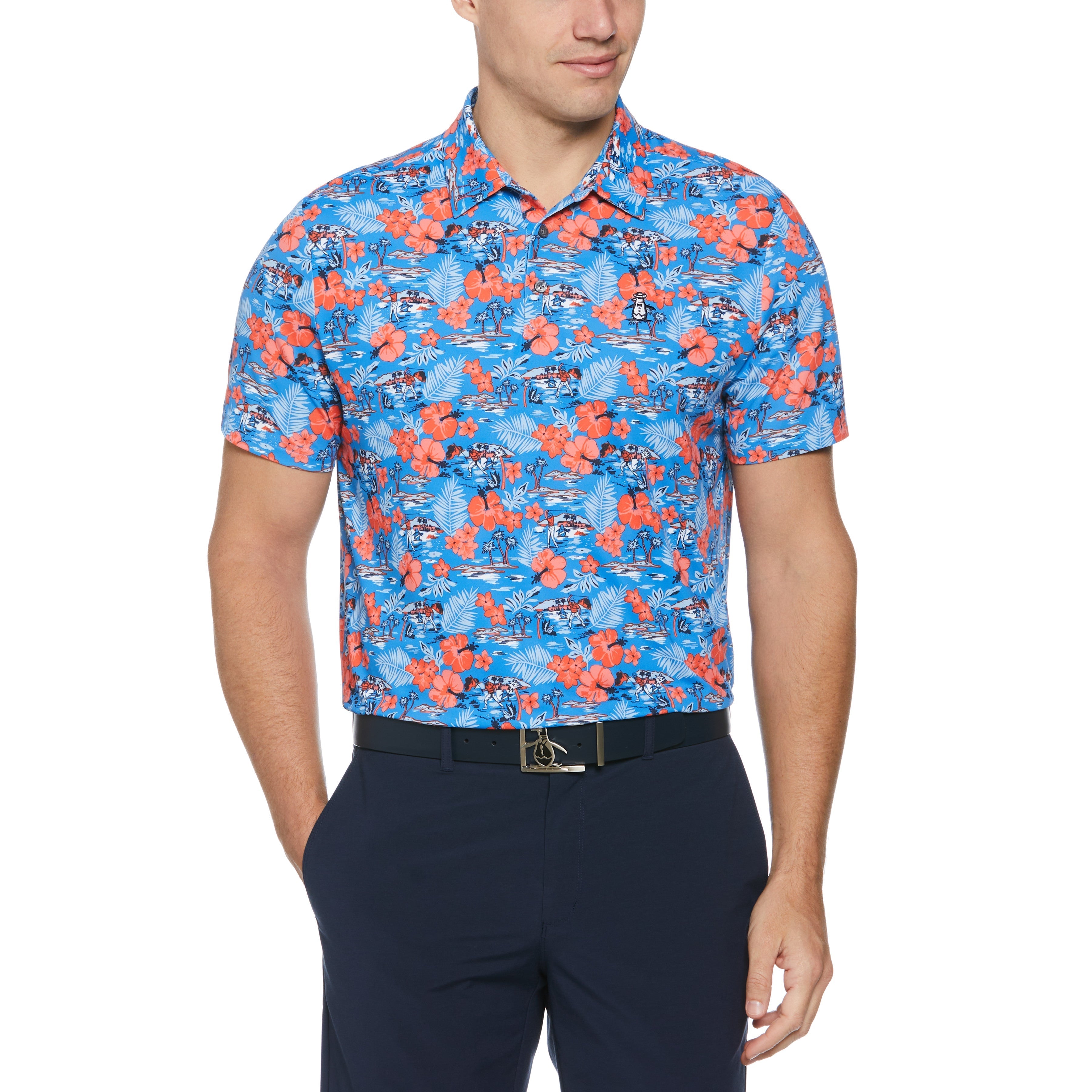 Floral clearance golf shirt