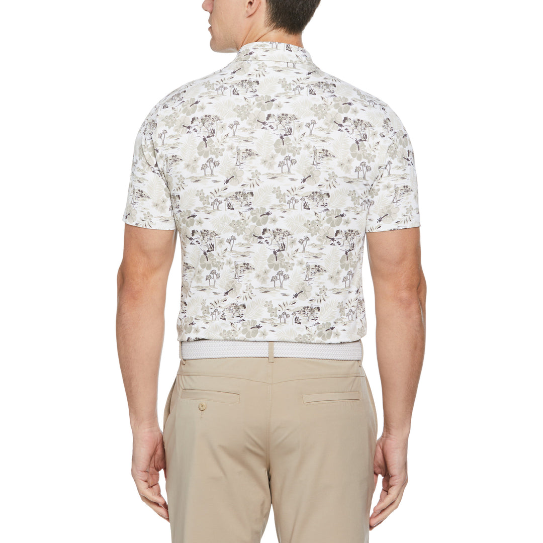 Original Penguin Chi Chi All-Over Floral Print Golf Polo