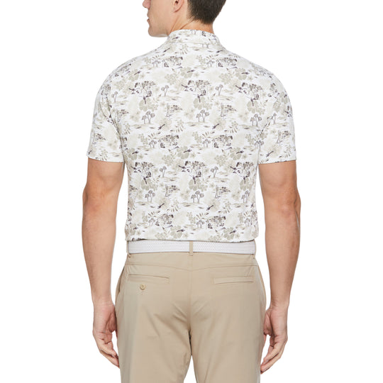 Original Penguin Chi Chi All-Over Floral Print Golf Polo