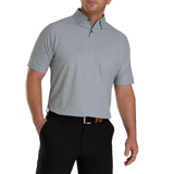 FootJoy Tweed Texture Stretch Pique Self Collar Polo