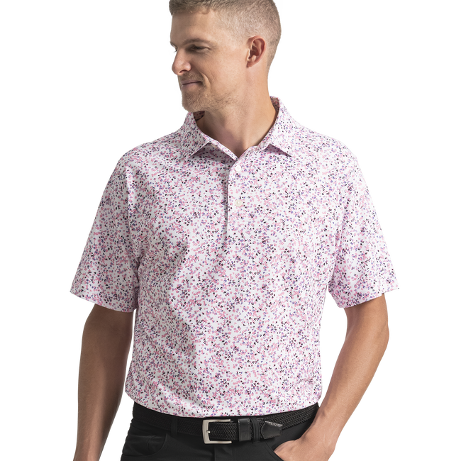 Footjoy Watercolour Floral Pique Men