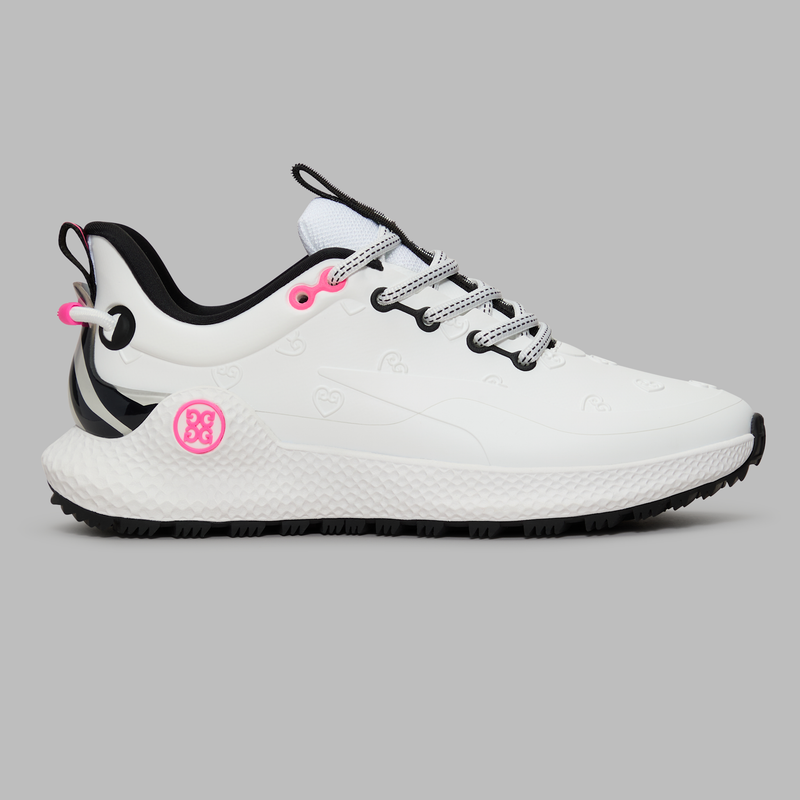 G/Fore WOMEN'S MG4+ O2 EMBOSSED HEART G'S GOLF SHOE SNOW