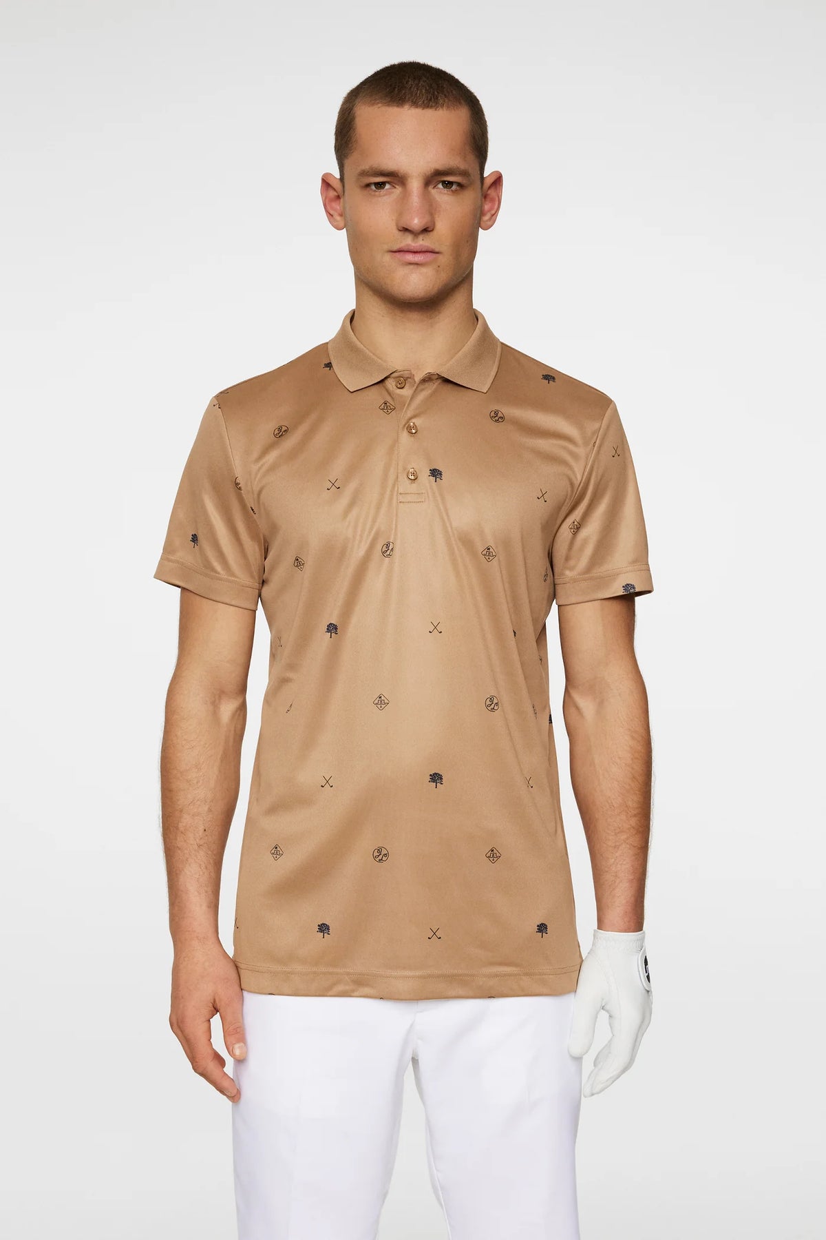 J.Lindeberg Club House Motif Polo Men
