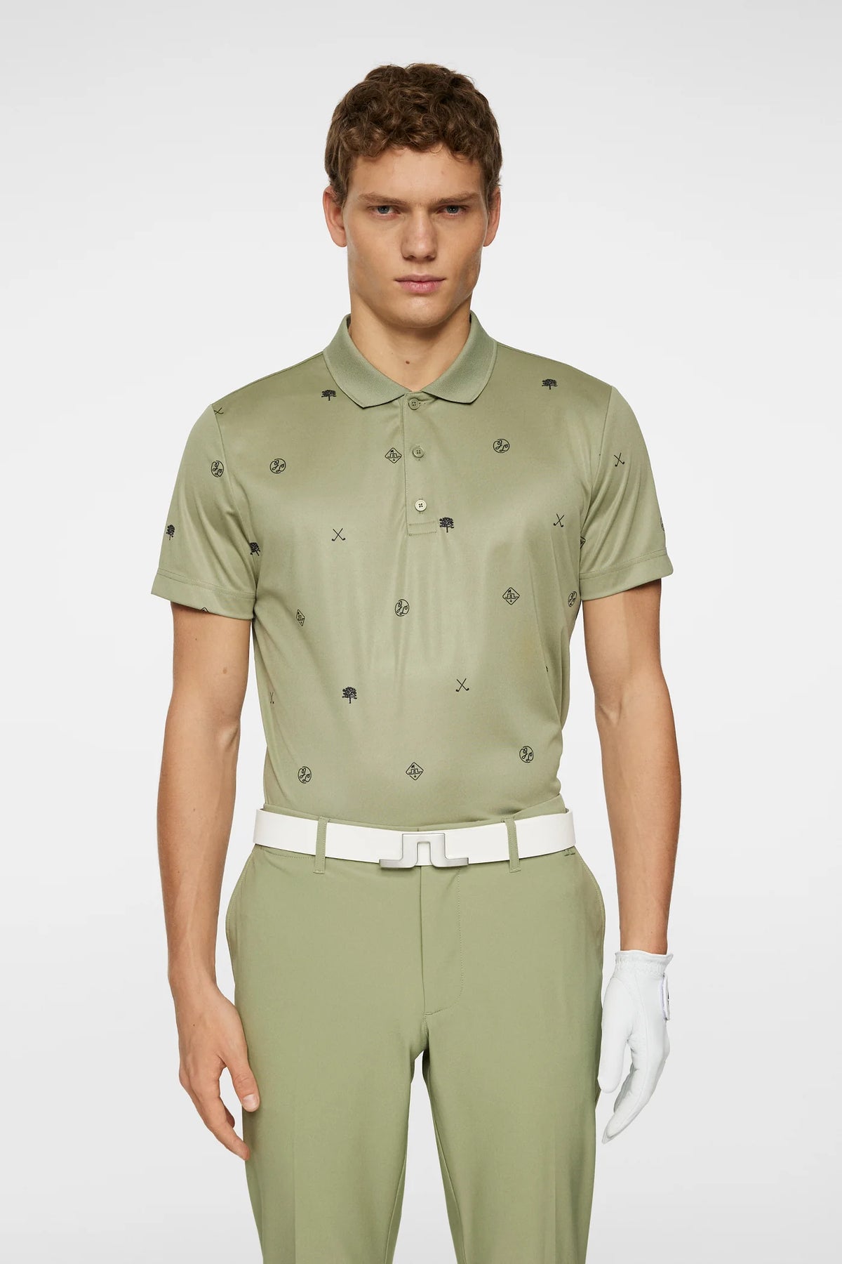 J.Lindeberg Club House Motif Polo Men
