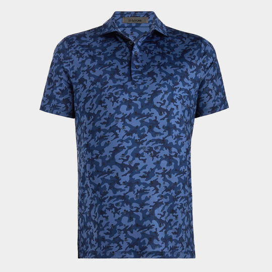 G/Fore Mapped Icon Camo Tech Jersey Polo