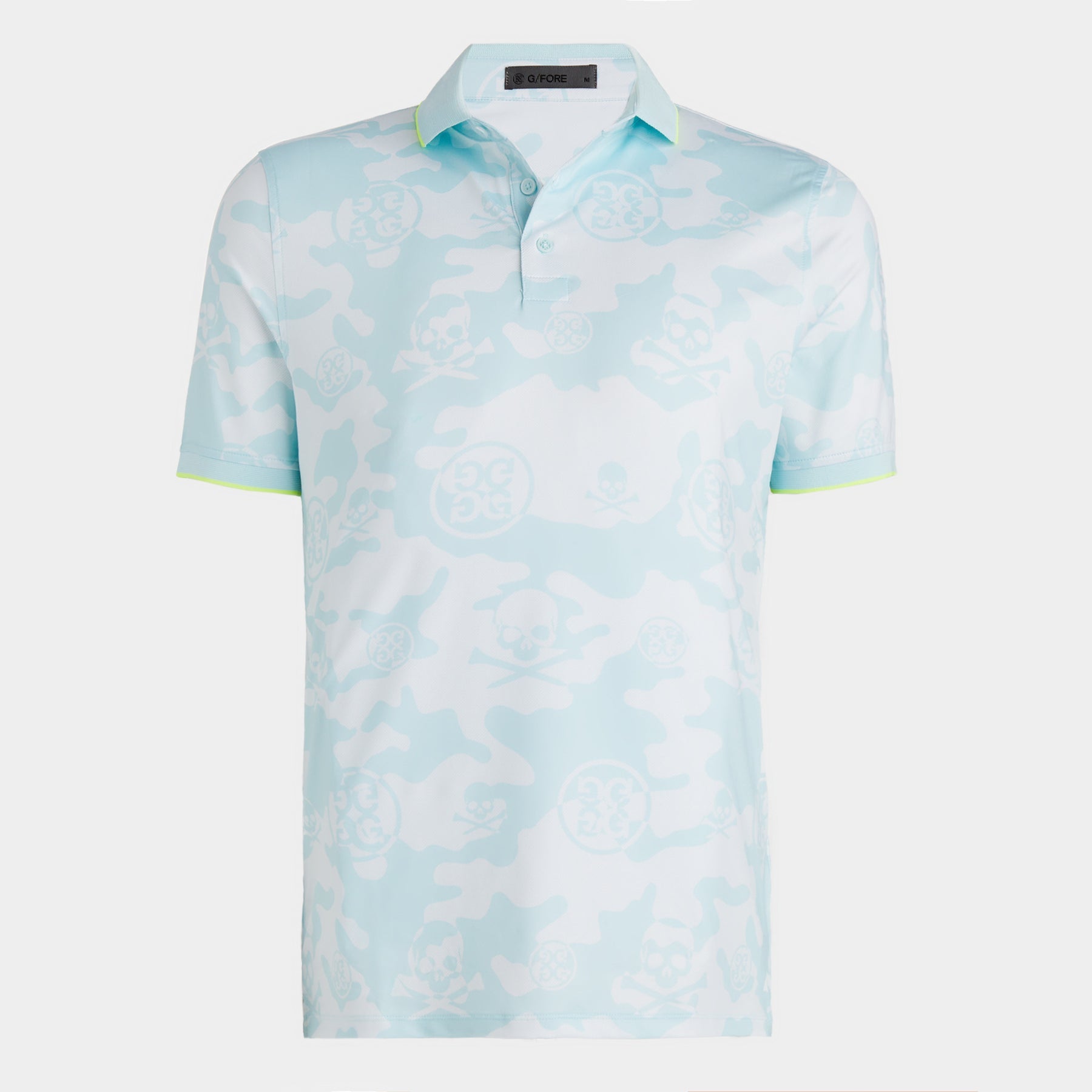 G/Fore Rib Collar Exploded Camo Tech Polo