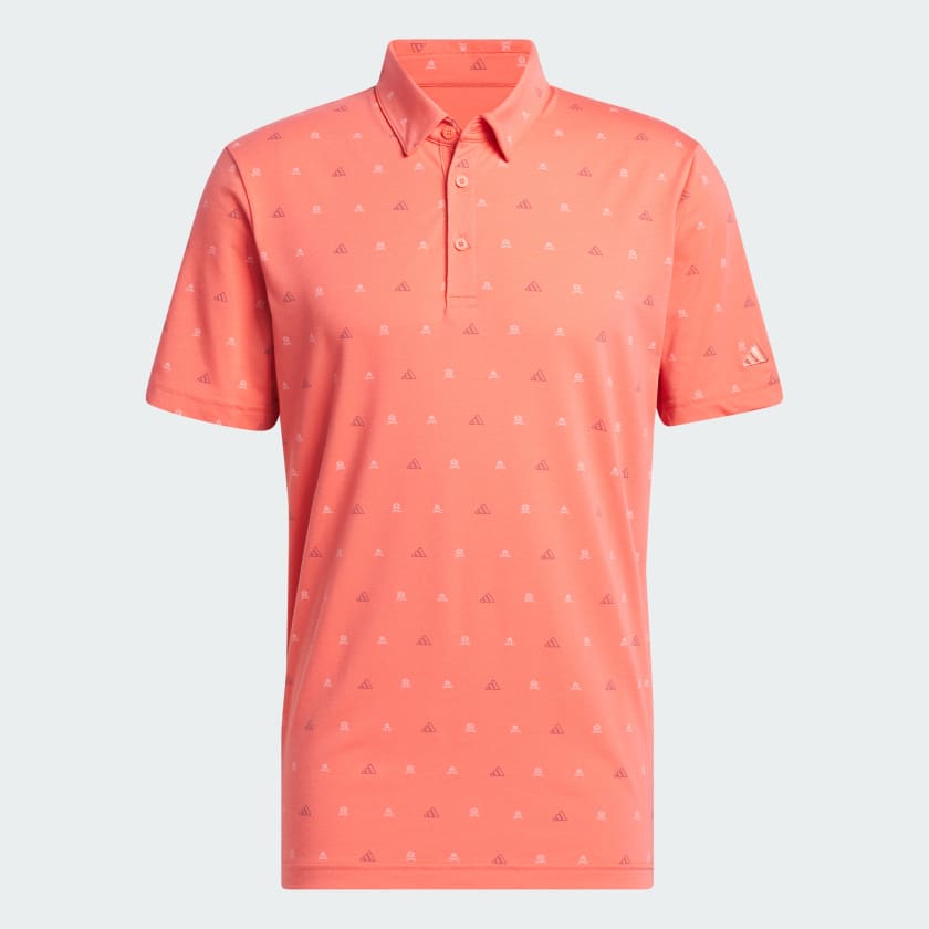 Adidas Go-To Mini-Crest Print Polo Shirt