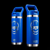 Swag Dripping Skull Blue YETI Rambler 18oz