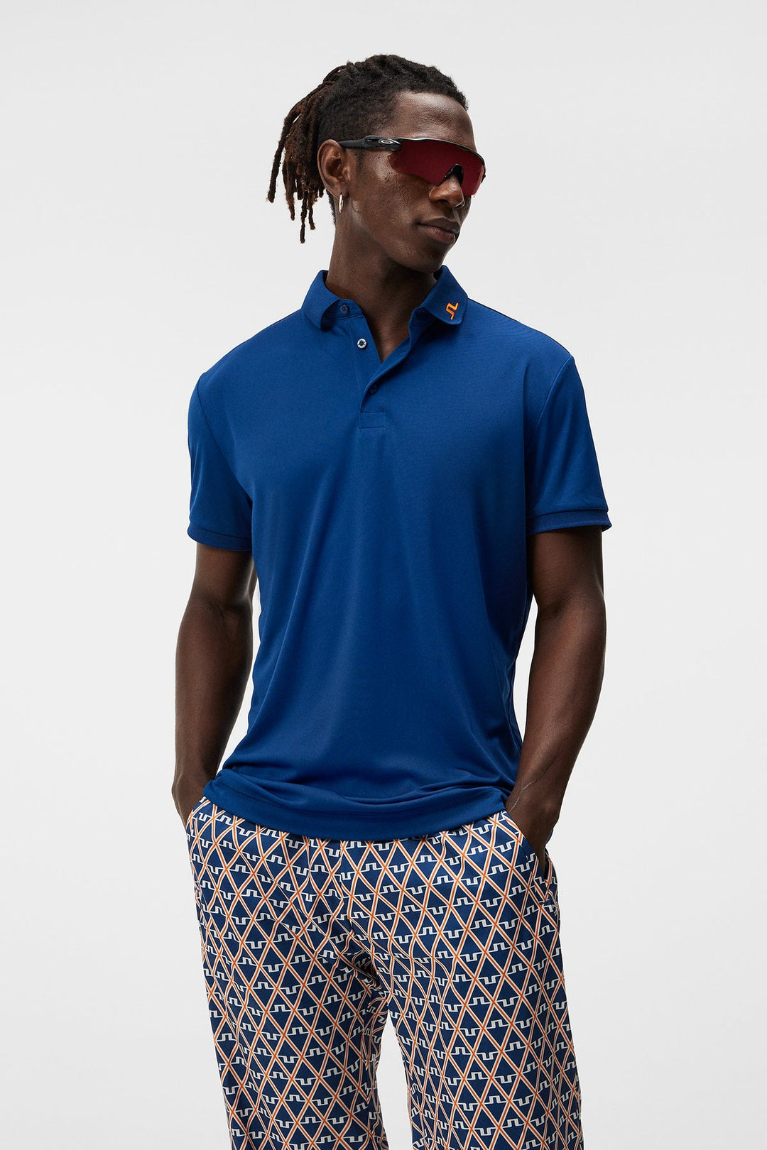 J. Lindeberg KV Reg Fit Print Polo