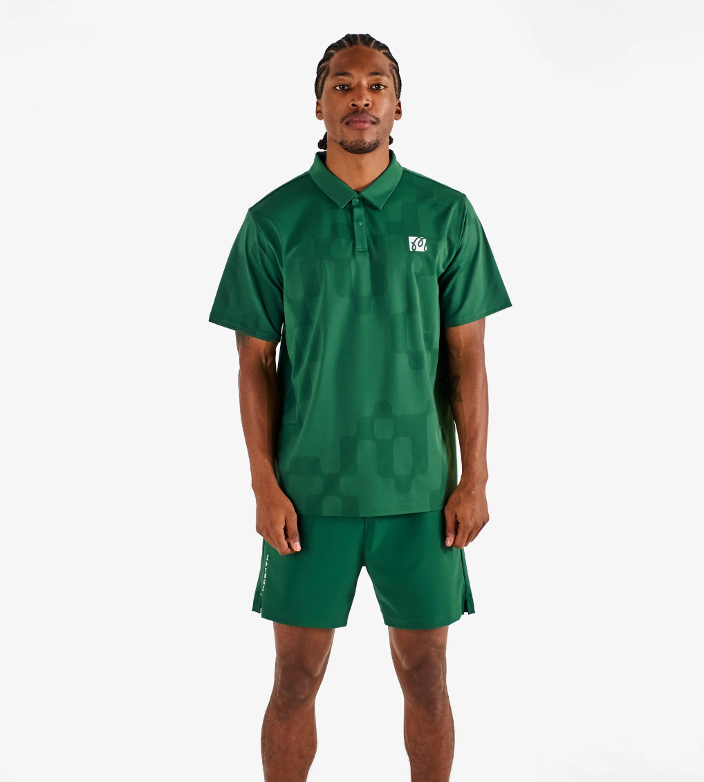 Malbon PERFORMANCE MESH PANELED POLO Men