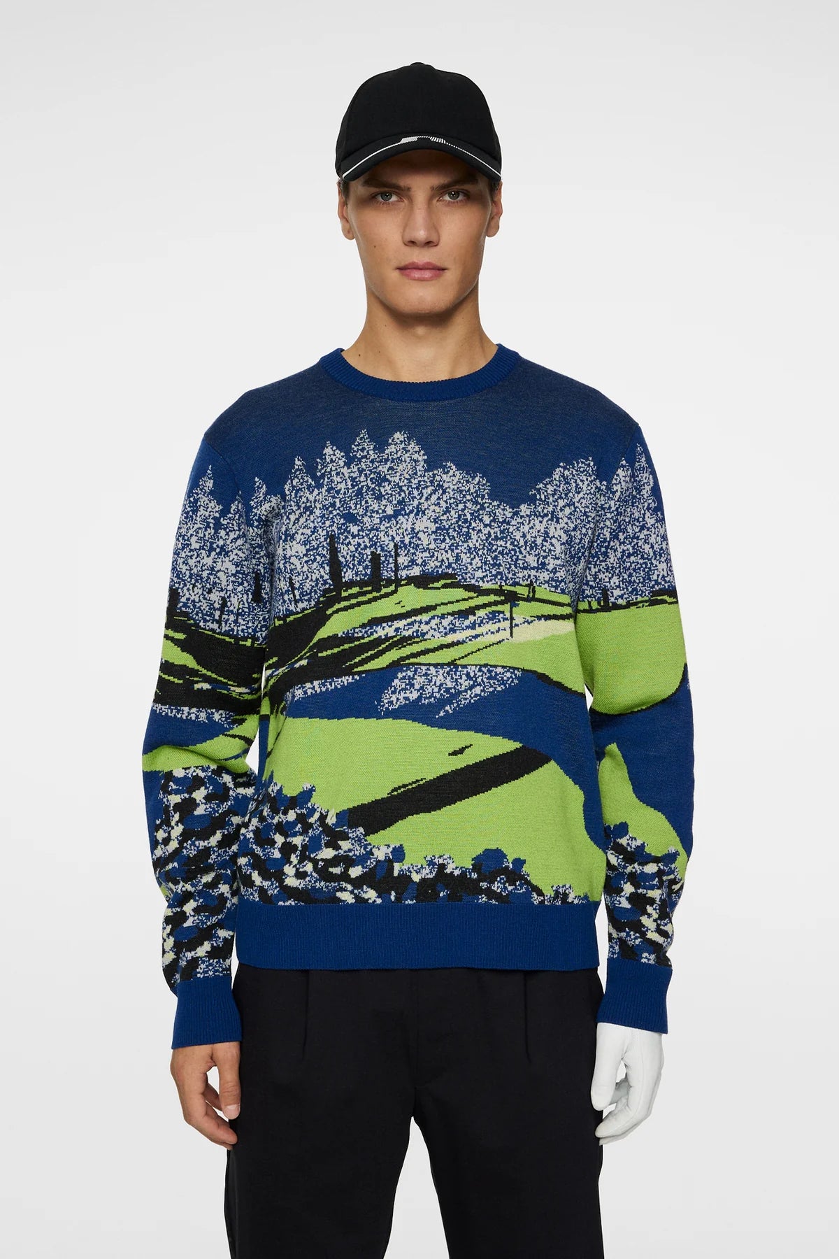 J.Lindeberg Alexander Jacquard Sweater Men