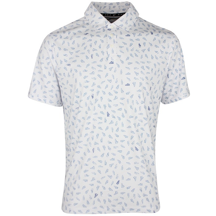 Nike Golf Shirt - NK DF Par 5 Shoe Print Polo