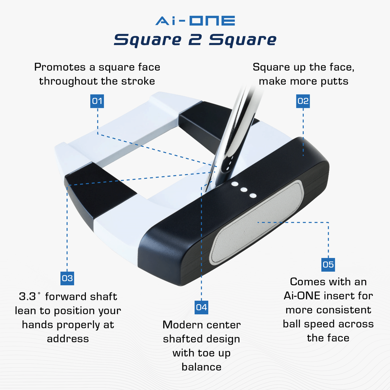 Odyssey Ai-ONE Square 2 Square Seven Putter