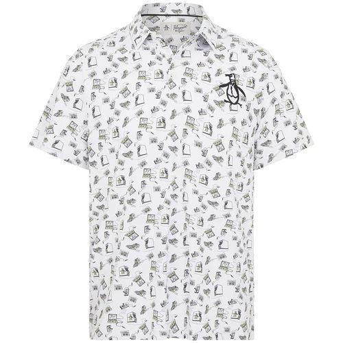 Original Penguin Retro Arcade Print Golf Polo